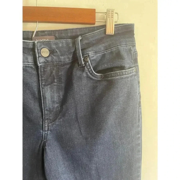 Women's NYDJ Marilyn Straight Jeans - Size 14P - Blue EUC! 0310 - Picture 3 of 11